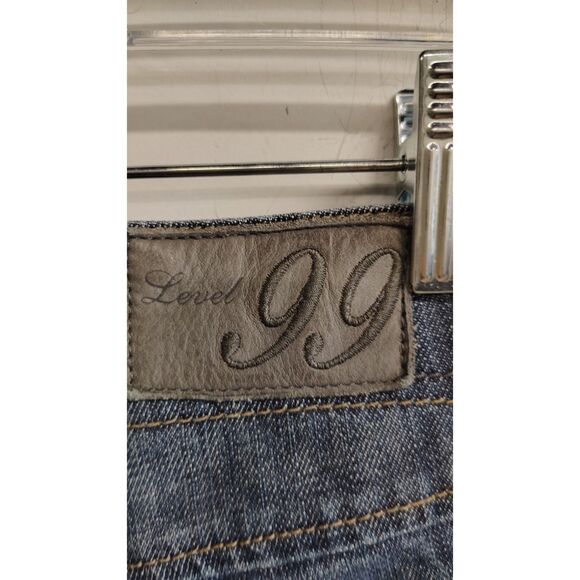 Level 99 Women's Size 30 Dark Wash Blue Denim Skinny Jeans - Picture 12 of 13
